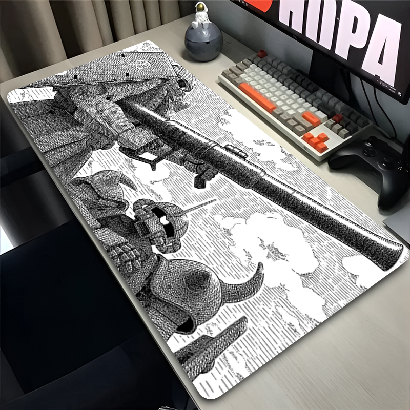 Keyboard Gaming Black - Black and white Mouse Pad Gamer
