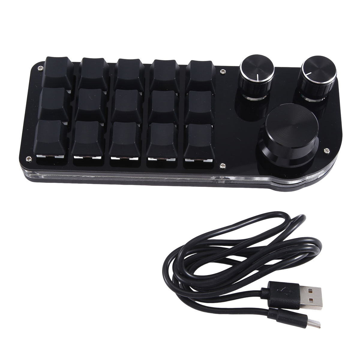 Gaming Keyboard Mini Mechanical - Programming Macro Custom 15 Keys 3