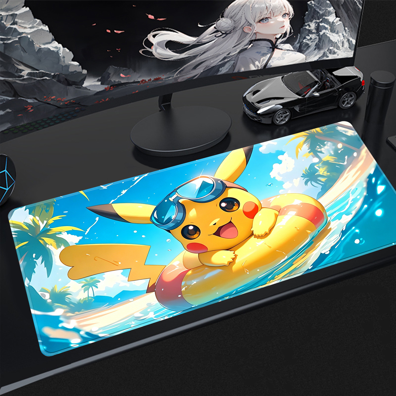 Gaming Keyboard Easy To Clean - Gaming Mouse Pad 900x400 PC Pokemon