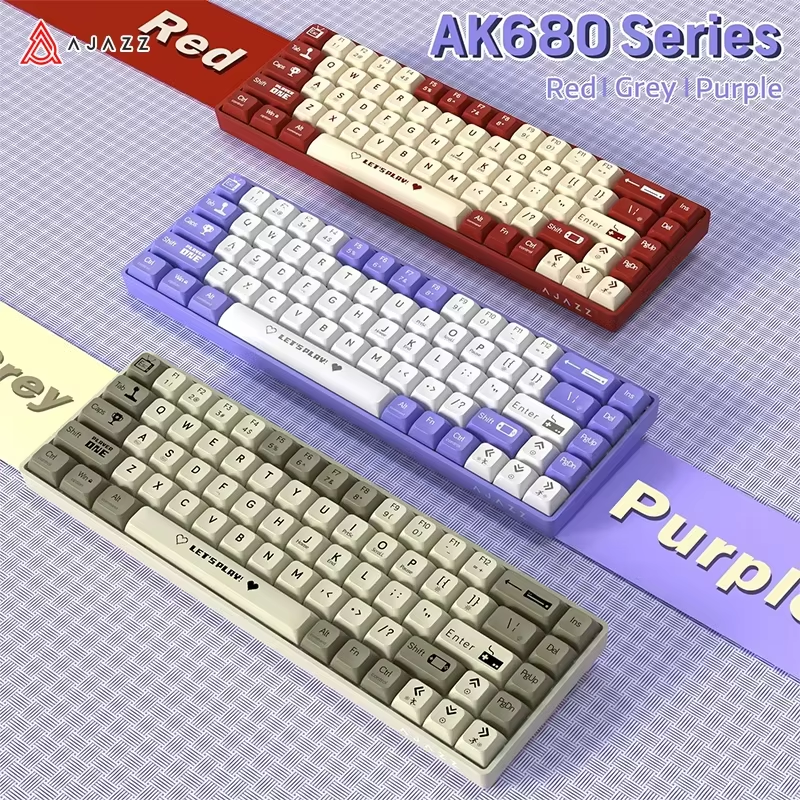 Gaming Keyboard Mini Mechanical - AJAZZ AK680 65% Wired Gaming Mechanical