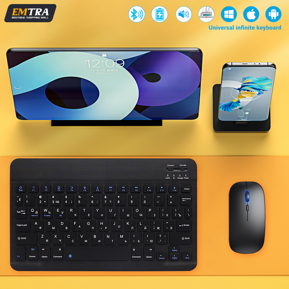 Gaming Keyboard And Mouse Combo - Bluetooth Keyboard and Mouse For iPad
