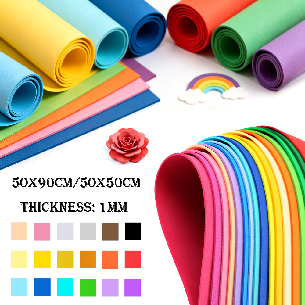 Pe Foam Sheet - 1/18Pcs Colorful EVA Foam Sheets 1mm