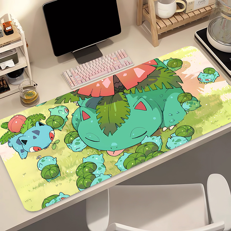 Gaming Keyboard High Ground - Anime Mouse Pad Pokemon Bulbasaur Large
