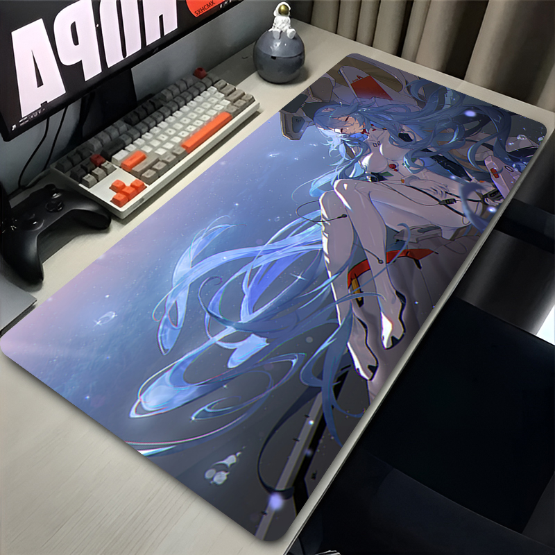 Gaming Keyboard High Ground - Mousepad XXL Large Kawaii Anime Girl
