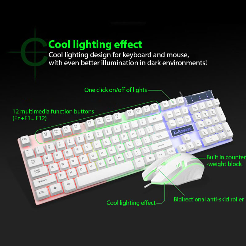 KM320 Keyboard And Mouse Set W - Gaming Keyboard And Mouse Combo avis et prix