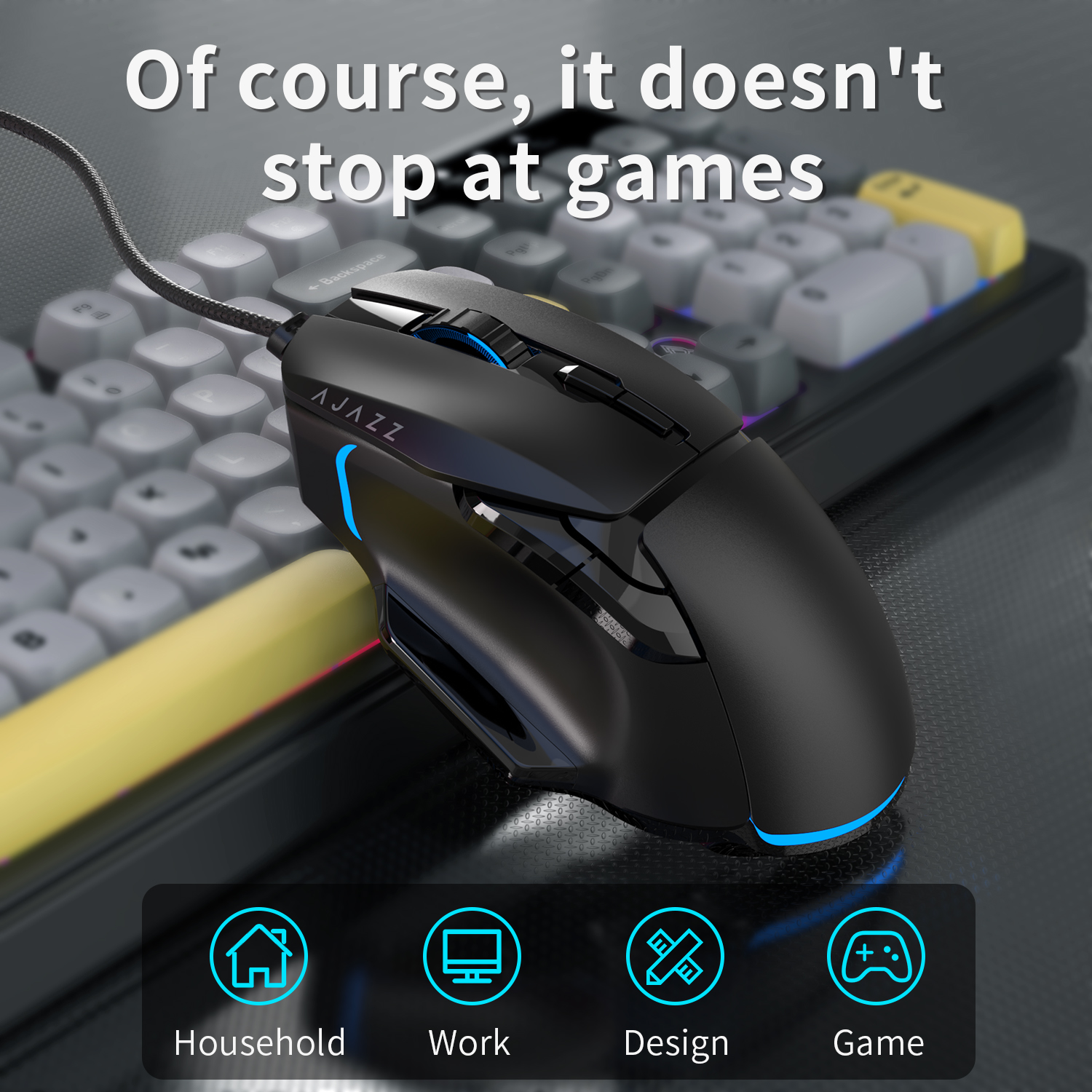 AJAZZ AT120 Bundle: Gaming Key - Gaming Keyboard Mouse Set avis et prix