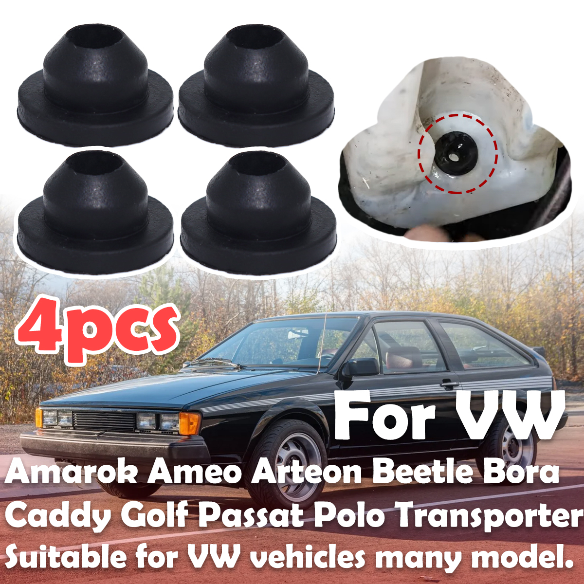 4PC Windscreen Washer Headligh - Gasket Mount Kit avis et prix