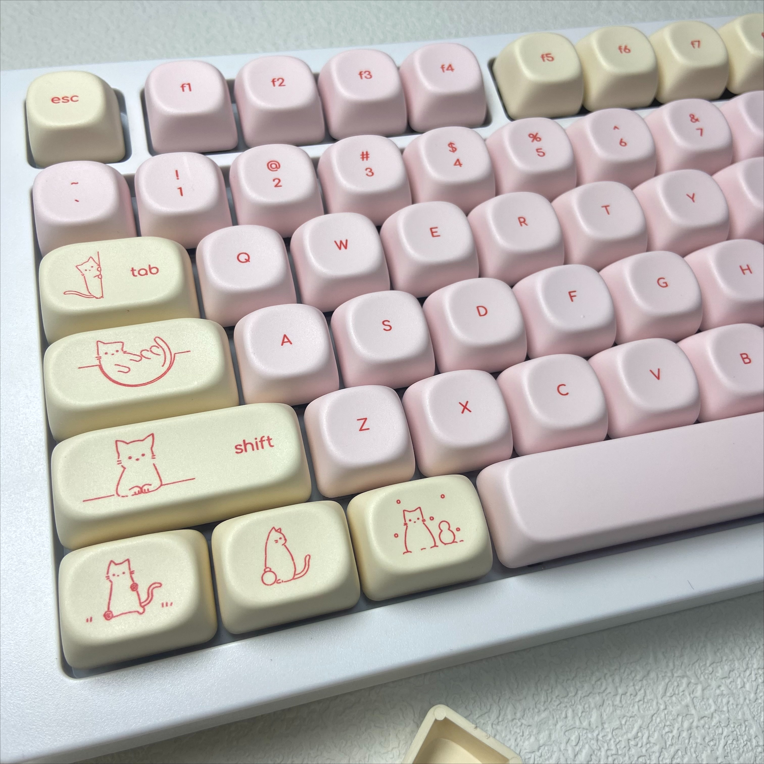 Pink Busy Cat Minimalist Small - Gaming Keyboard Mini avis et prix