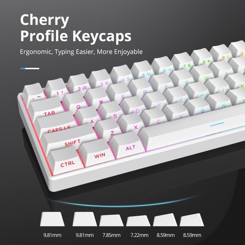 134 Keys Double Shot PBT Keyca - Keyboard Gaming Black avis et prix