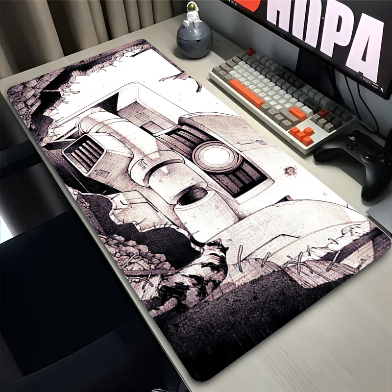 Black and white Mouse Pad Game - Keyboard Gaming Black avis et prix