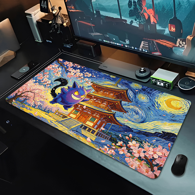 Anime Mouse Pad Pokemon Gengar - Gaming Keyboard Easy To Clean avis et prix