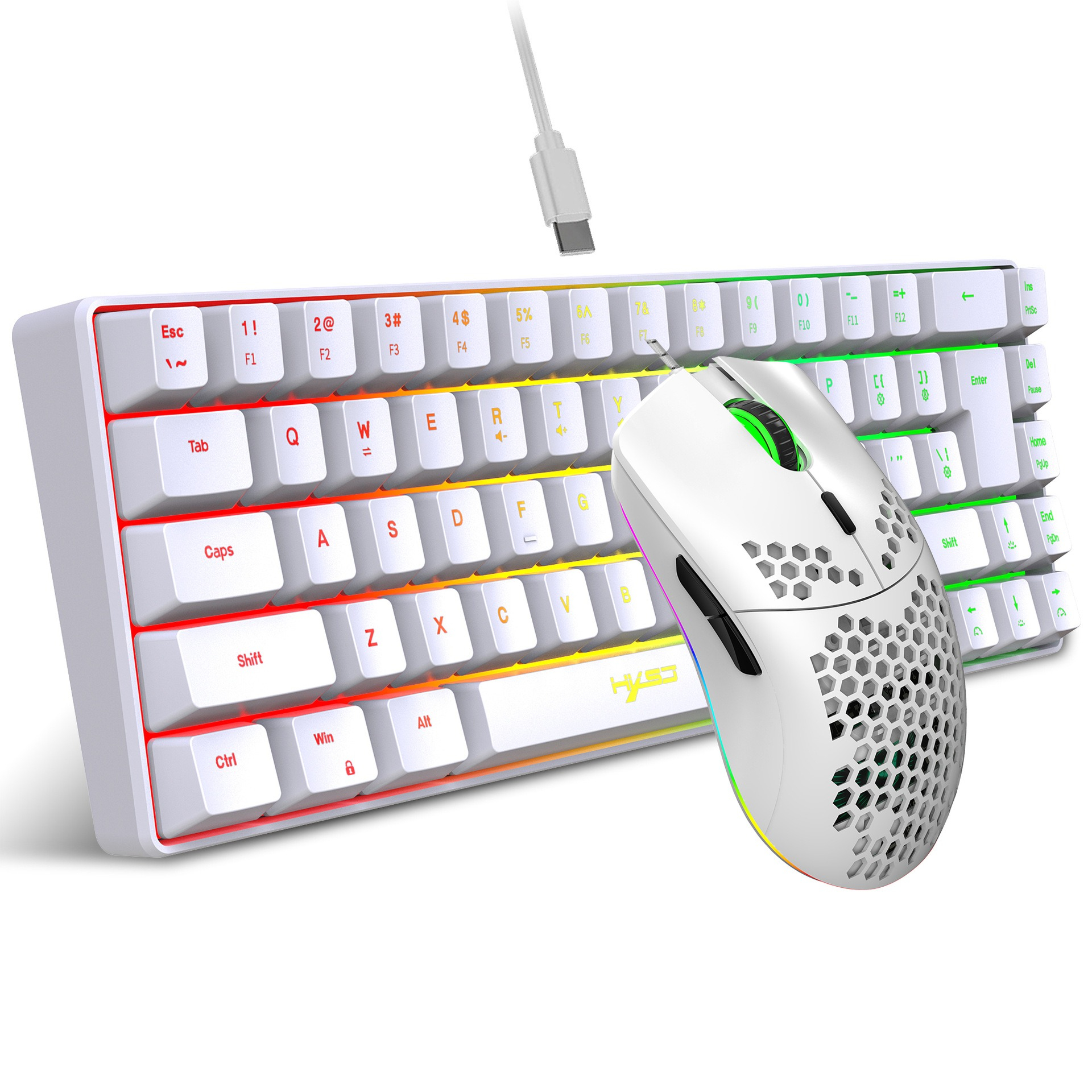 Keyboard and mouse 68key wired - Gaming Keyboard Mouse Set avis et prix