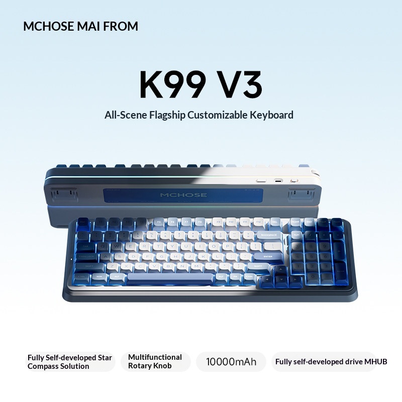 MCHOSE K99 V3 Customizable Mec - Gaming Keyboard Wireless avis et prix