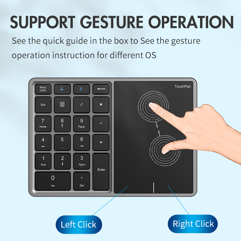 Jomaa Bluetooth Numeric Keyboa - Gaming Keyboard Non Mechanical avis et prix