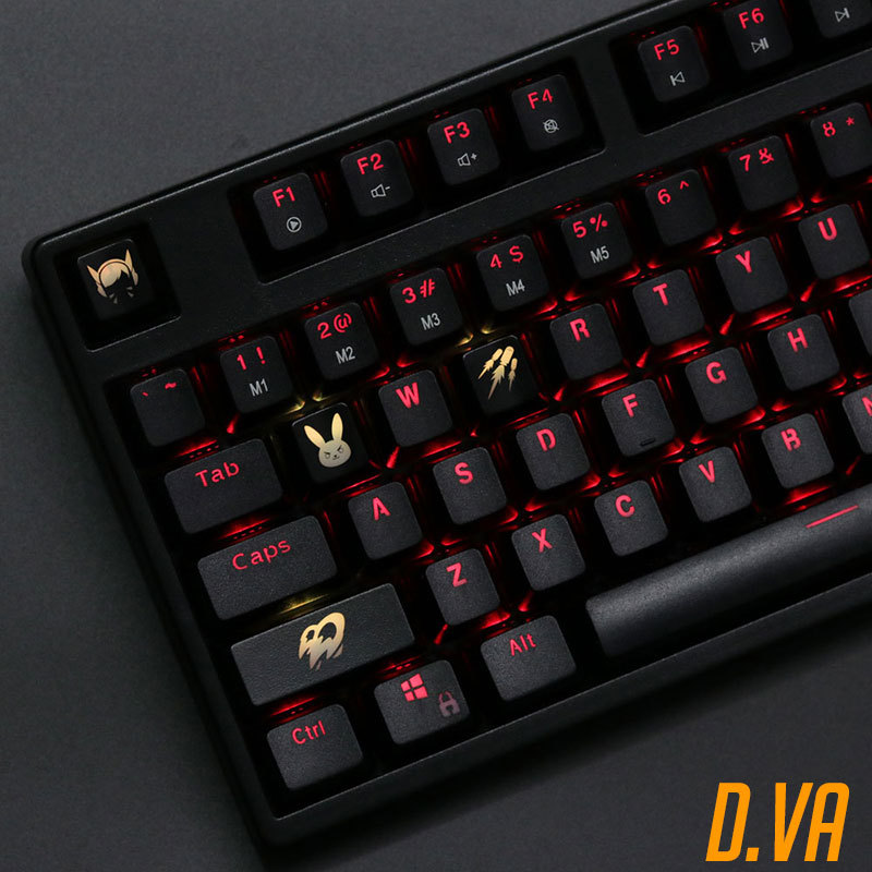 4 pcs/set keysets backlight OW - Keyboard Gaming Black avis et prix