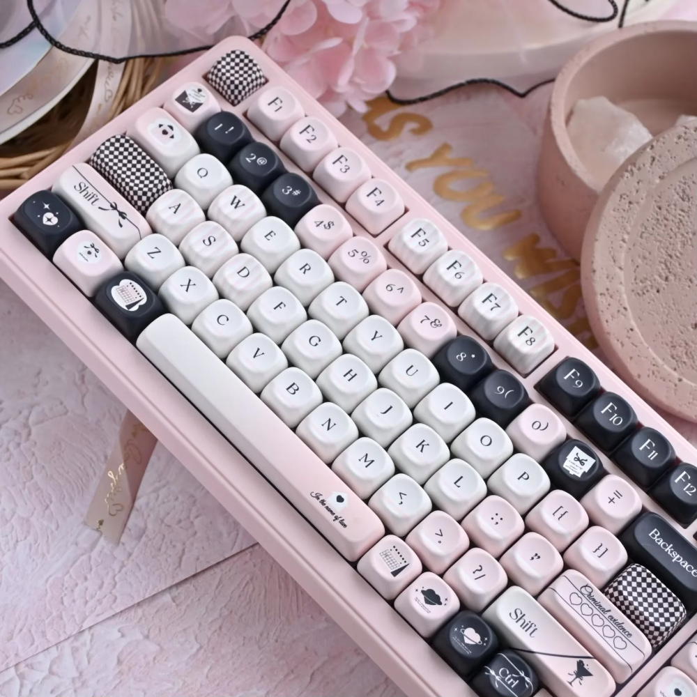 Custom MOA Keycap PBT 118 Keys - Keyboard Gaming Black avis et prix