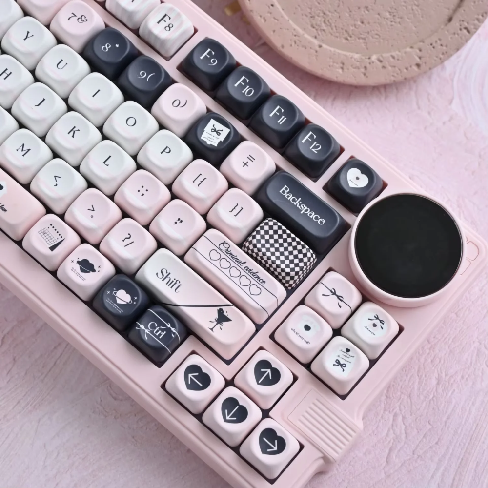Custom MOA Keycap PBT 118 Keys - Keyboard Gaming Black avis et prix