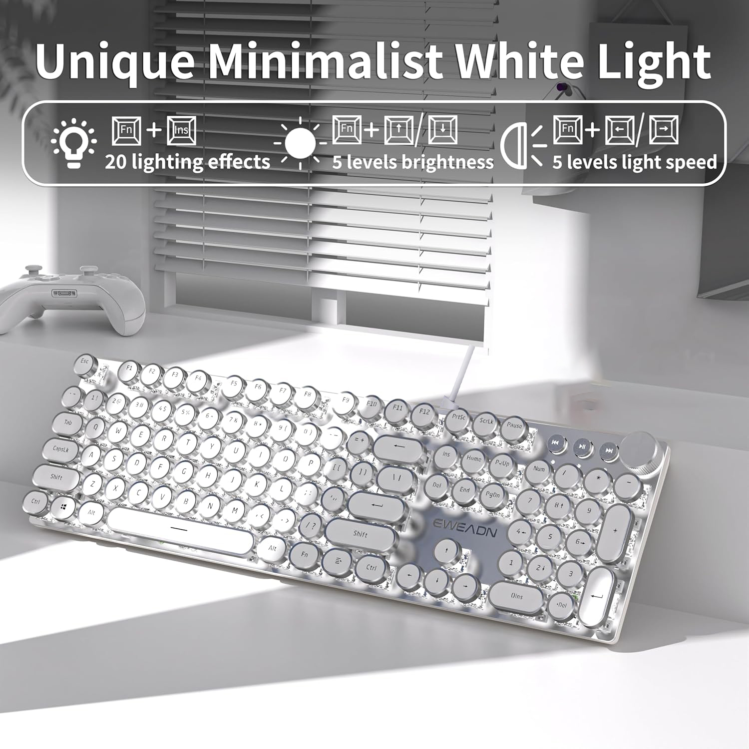 EWEADN Wired Mechanical Keyboa - Gaming Keyboard Mechanical avis et prix