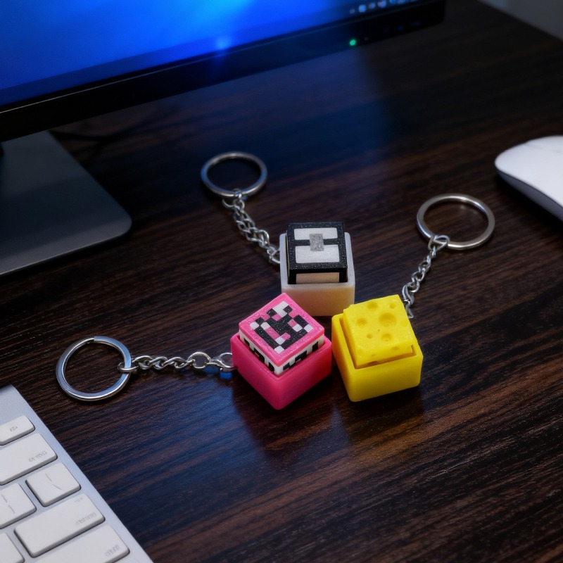 6pcs Hot 3D Printed Minecrafts - Gaming Keyboard Mechanical avis et prix