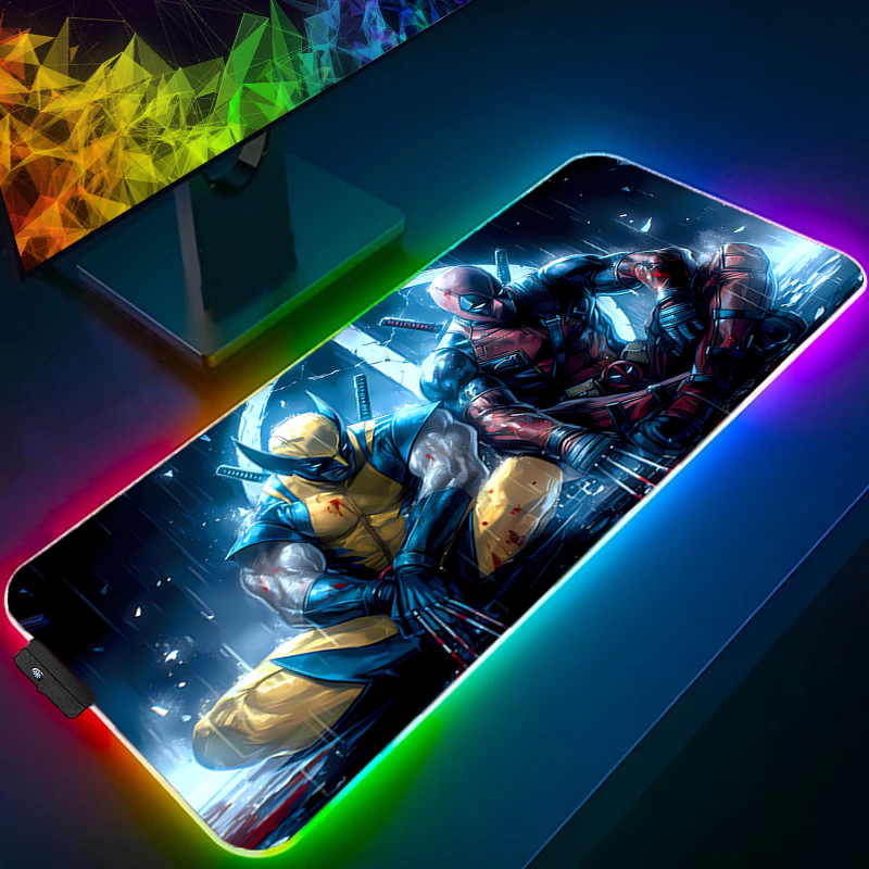 LED Mouse Pad Gaming Backlight - Gaming Keyboard Easy To Clean avis et prix