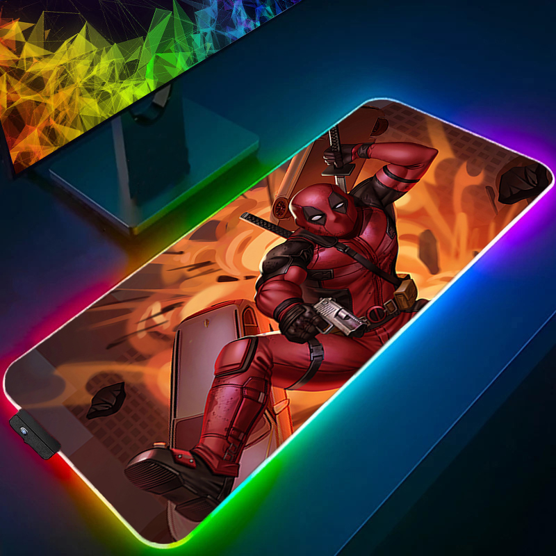 LED Mouse Pad Gaming Backlight - Gaming Keyboard Easy To Clean avis et prix