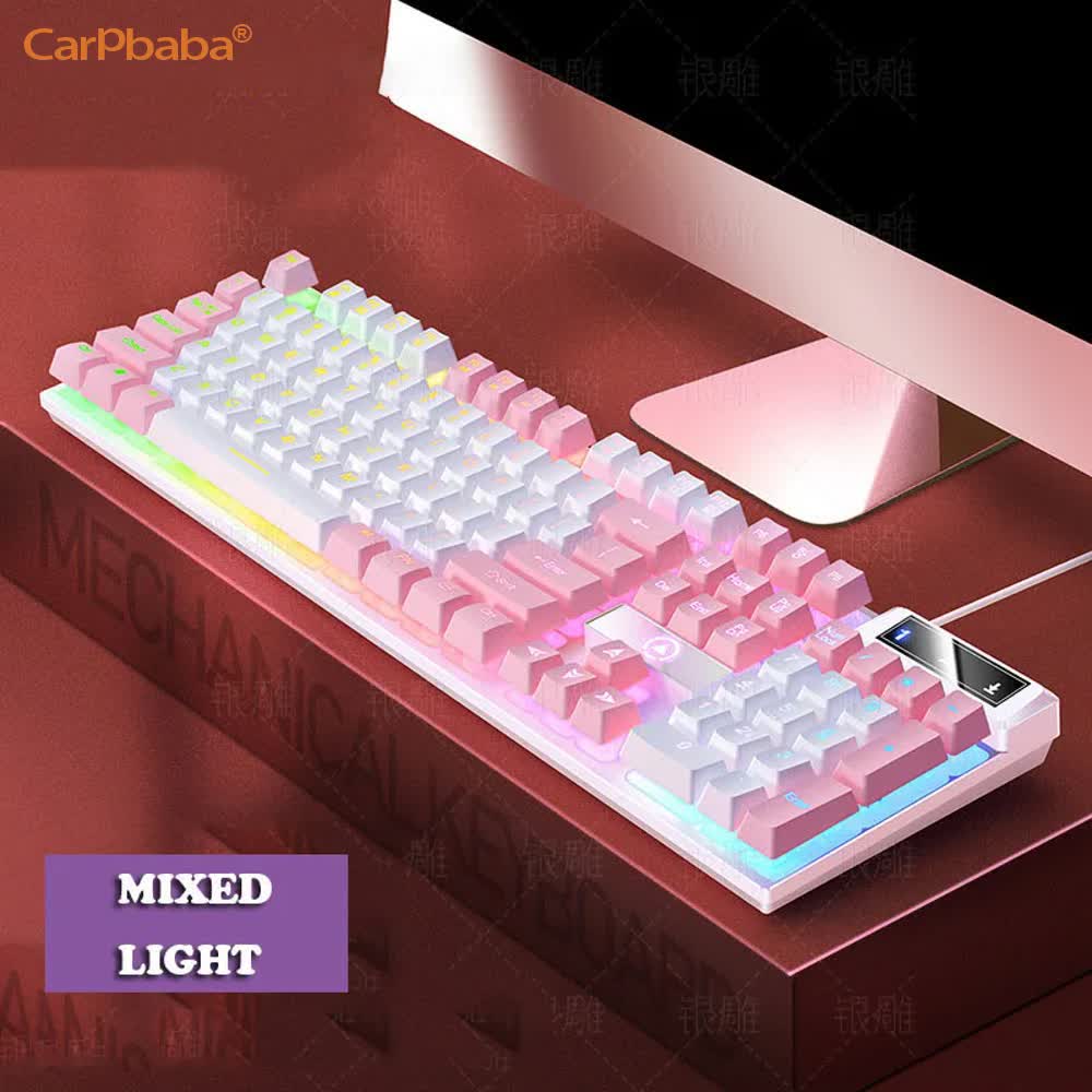 Carpbaba K500 104 Key USB Wire - Gaming Keyboard Non Mechanical avis et prix