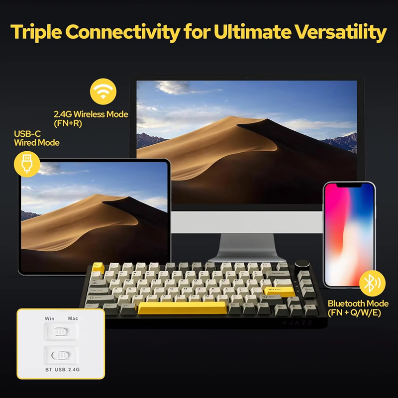 AK820/AK820Pro Gaming Mechanic - Gaming Keyboard Wireless avis et prix