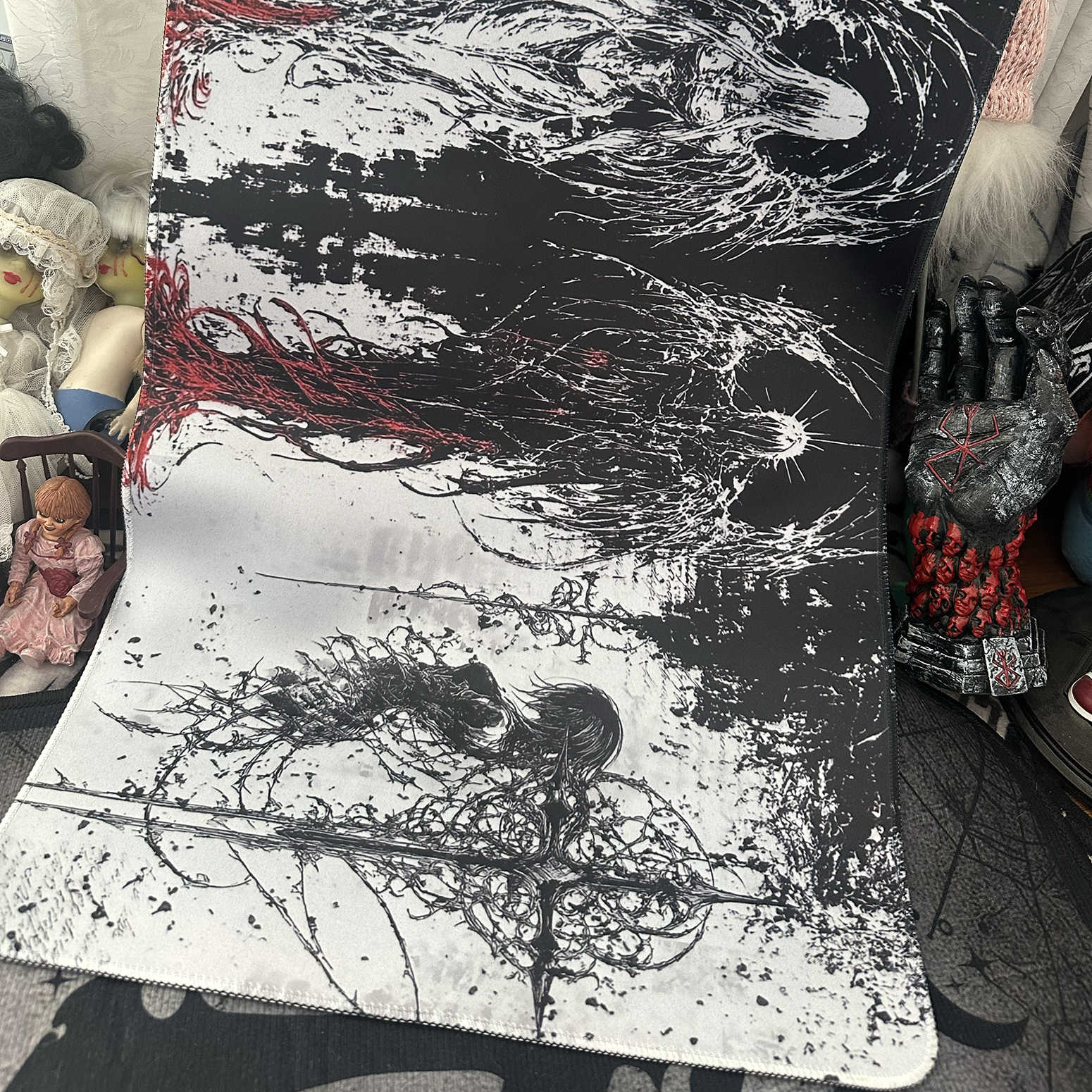 Dark Angel Art Design Large Si - Keyboard Gaming Black avis et prix