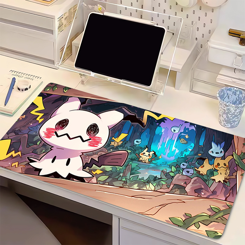 Natural Rubber Mouse Pad Pokem - Gaming Keyboard Easy To Clean avis et prix