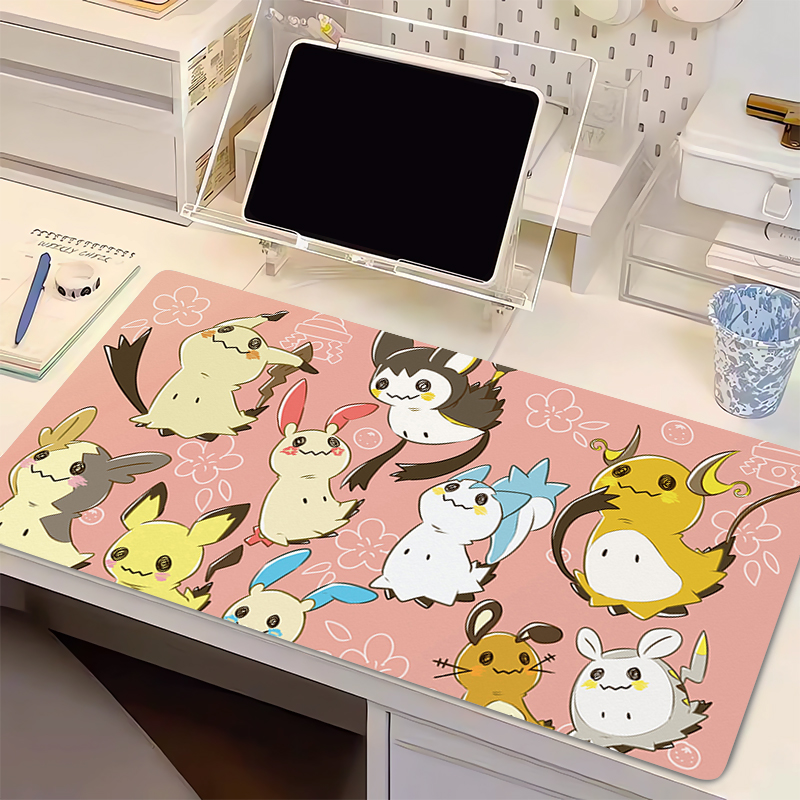 Natural Rubber Mouse Pad Pokem - Gaming Keyboard Easy To Clean avis et prix