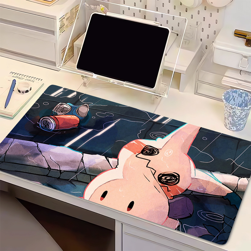Natural Rubber Mouse Pad Pokem - Gaming Keyboard Easy To Clean avis et prix