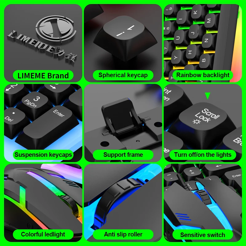 NG GTX350 Gaming Keyboard Mous - Gaming Keyboard Mouse Set avis et prix