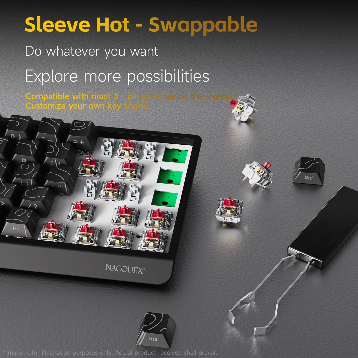 AJAZZ NK68V2 Single-Mode Wired - Gaming Keyboard Non Mechanical avis et prix