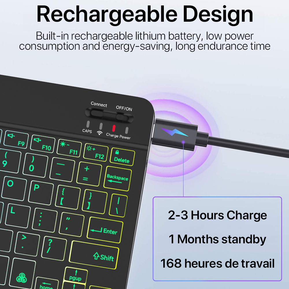 Backlit Backlight Bluetooth Ke - Gaming Keyboard Wireless avis et prix