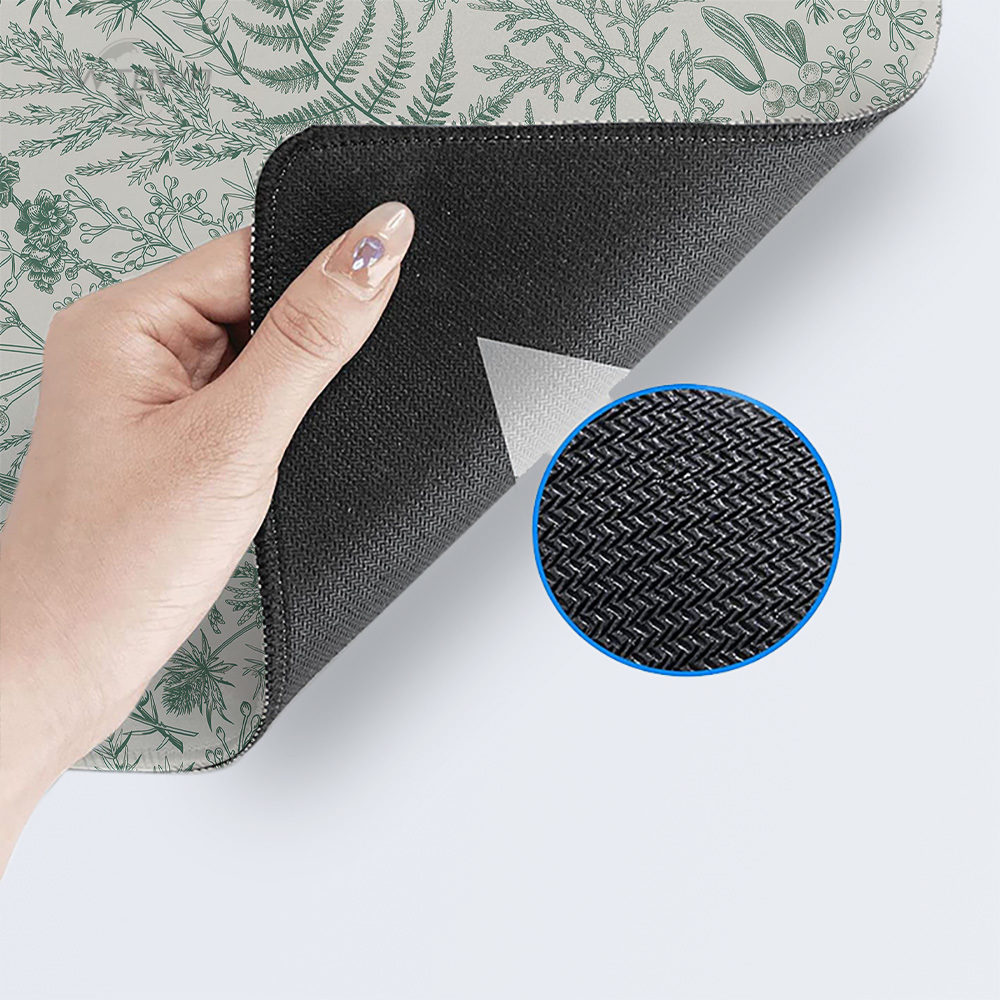 Mouse Pad Gaming Green Flower  - Gaming Keyboard Non Mechanical avis et prix
