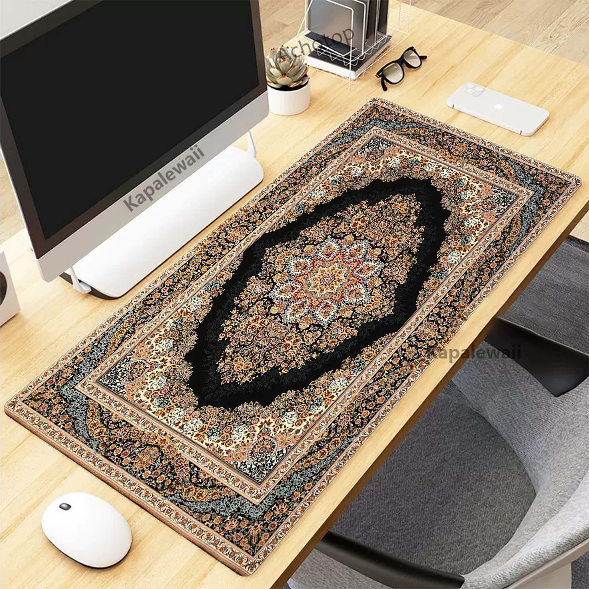 Retro Persian Carpet Mouse Pad - Keyboard Mouse Bundle Gaming avis et prix