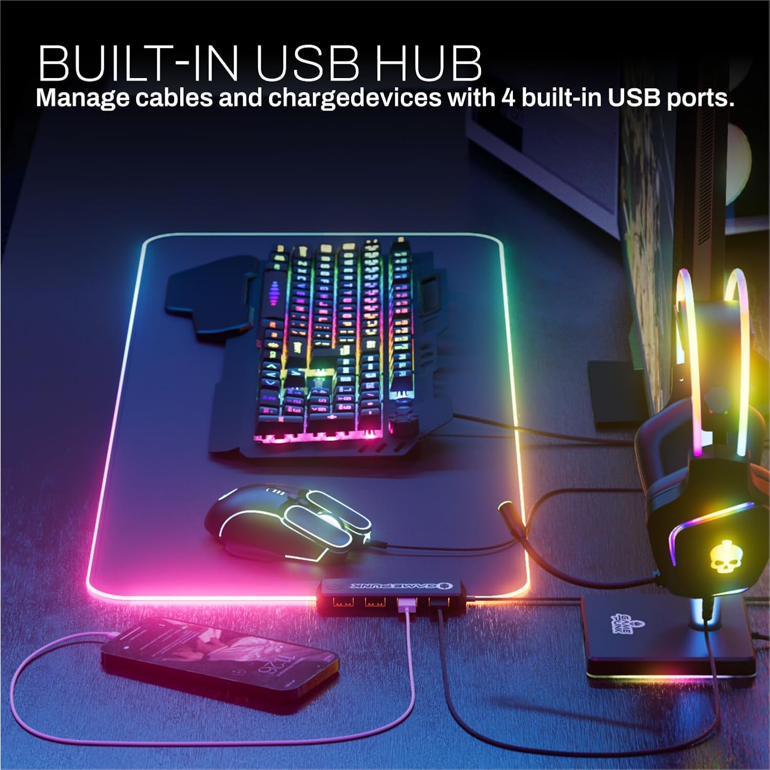 6-Piece RGB Gaming Bundle: Mec - Keyboard Mouse Bundle Gaming avis et prix