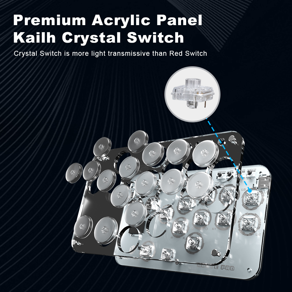 Haute42 Arcade Joystick Hitbox - Gaming Keyboard Mini avis et prix