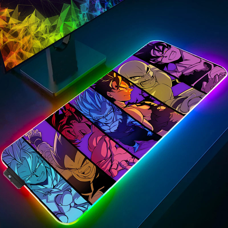 LED Mouse pad Dragon Ball Comp - Gaming Keyboard He avis et prix