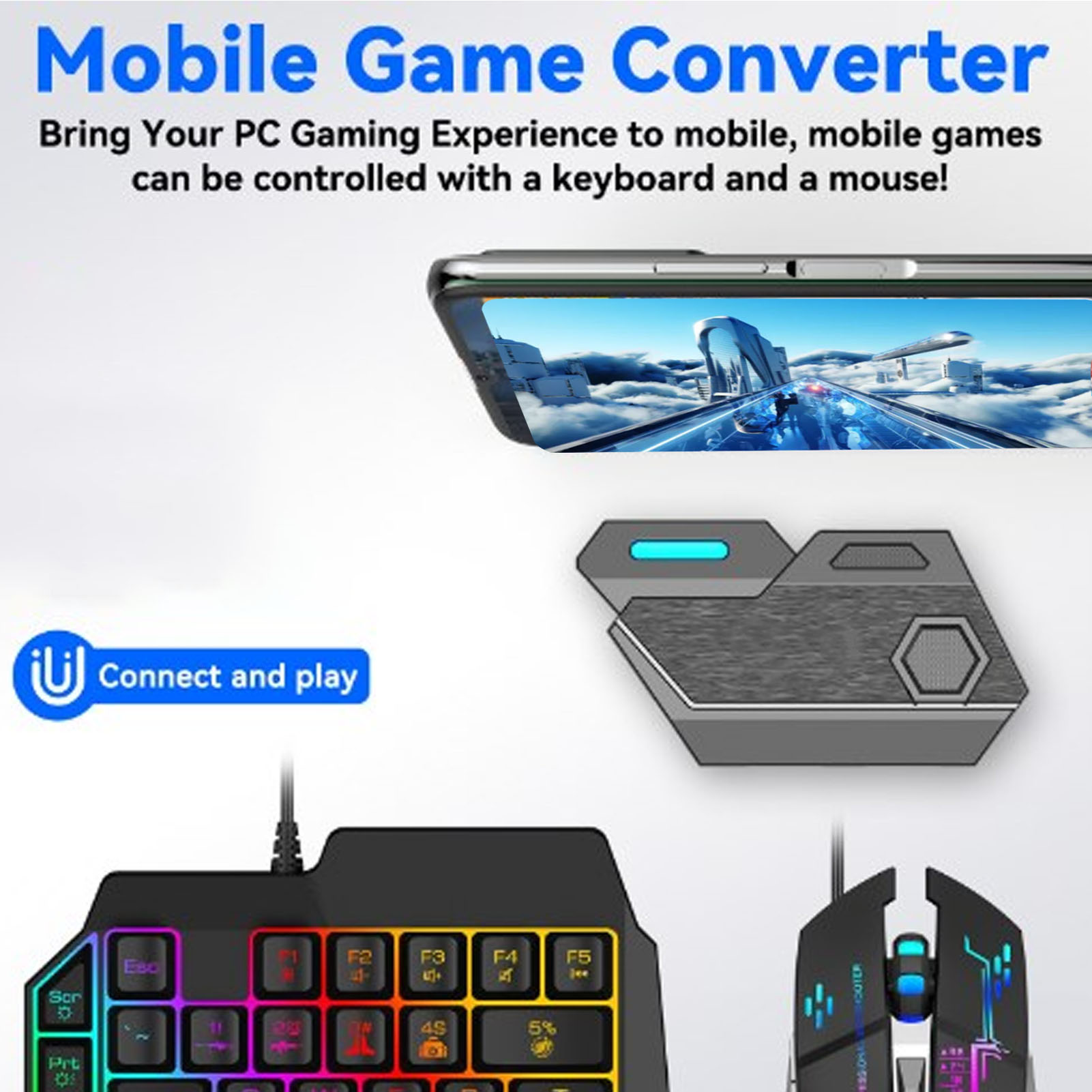 Mobile Game Combo Pack Bluetoo - Gaming Keyboard And Mouse Combo avis et prix