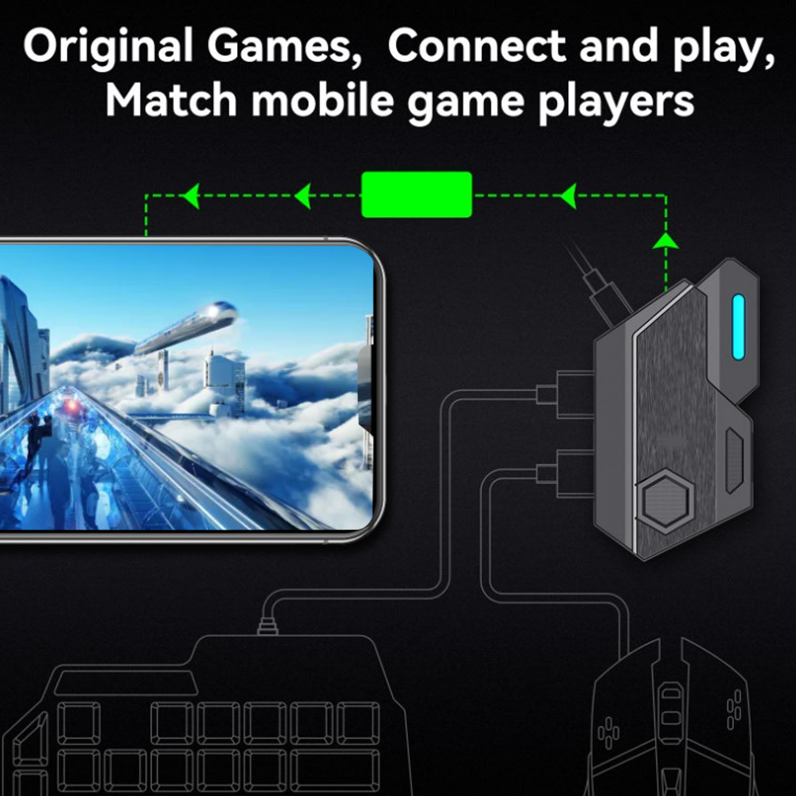 Mobile Game Combo Pack Bluetoo - Gaming Keyboard And Mouse Combo avis et prix