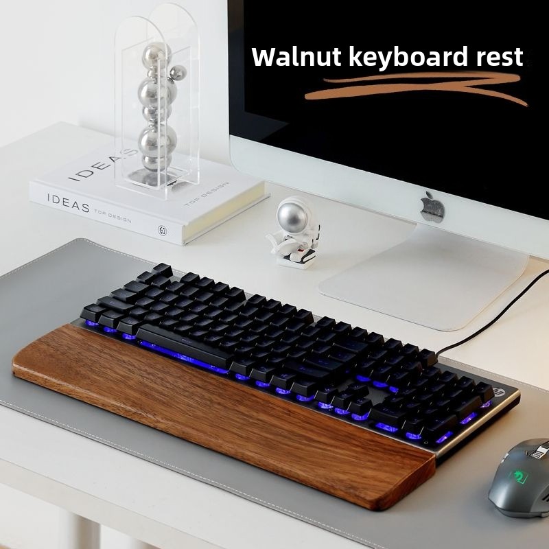 Solid Wood Keyboard Palm Rest  - Gaming Keyboard And Mouse Combo avis et prix