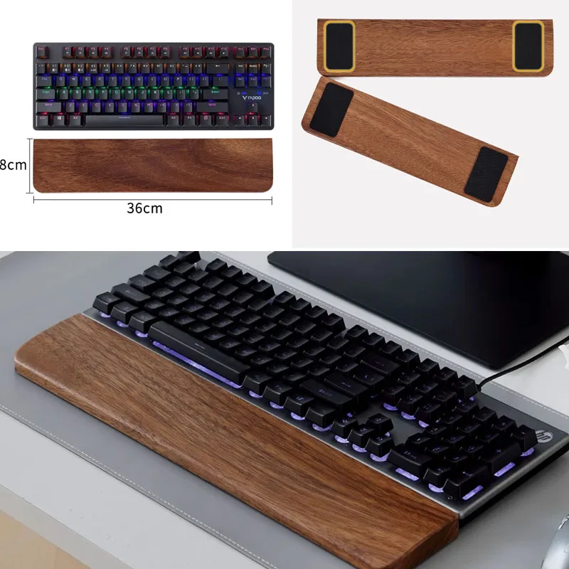 Solid Wood Keyboard Palm Rest  - Gaming Keyboard And Mouse Combo avis et prix