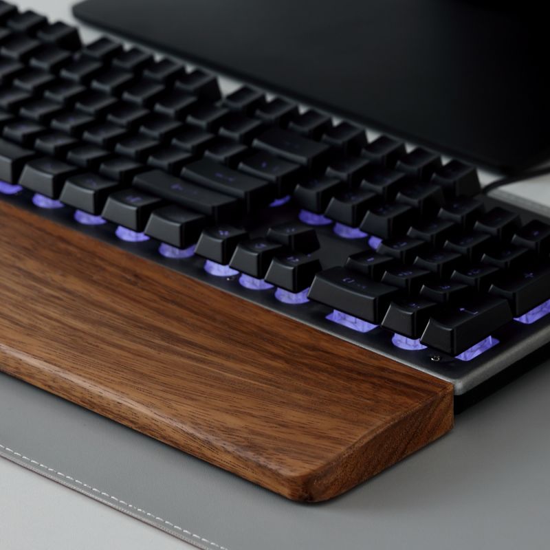 Solid Wood Keyboard Palm Rest  - Gaming Keyboard And Mouse Combo avis et prix