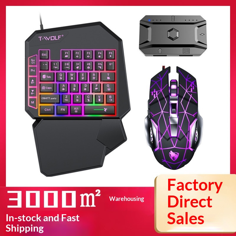 T-Wolf Tf950 5 In 1 One Handed - Keyboard Mouse Bundle Gaming avis et prix