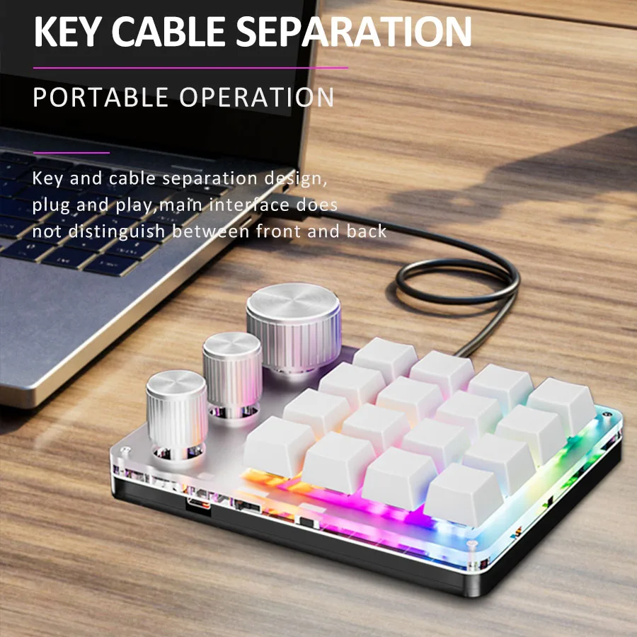16-Key Custom Mechanical Keybo - Gaming Keyboard Mini Mechanical avis et prix