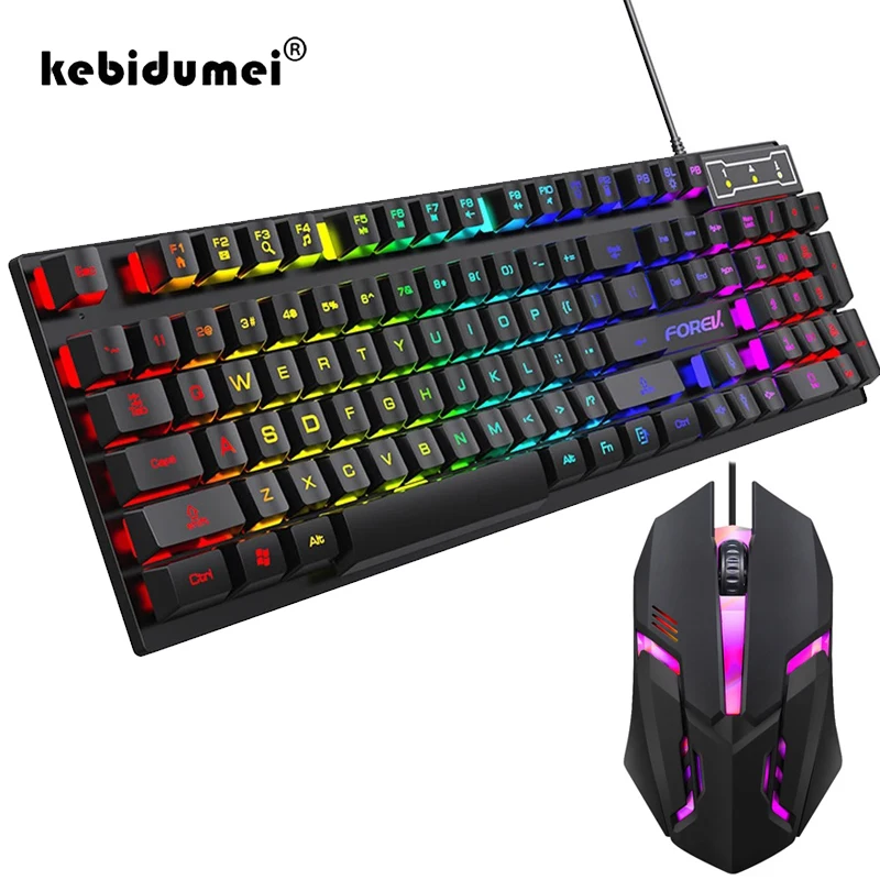 104 key Backlit Mechanical Key - Keyboard Mouse Bundle Gaming avis et prix
