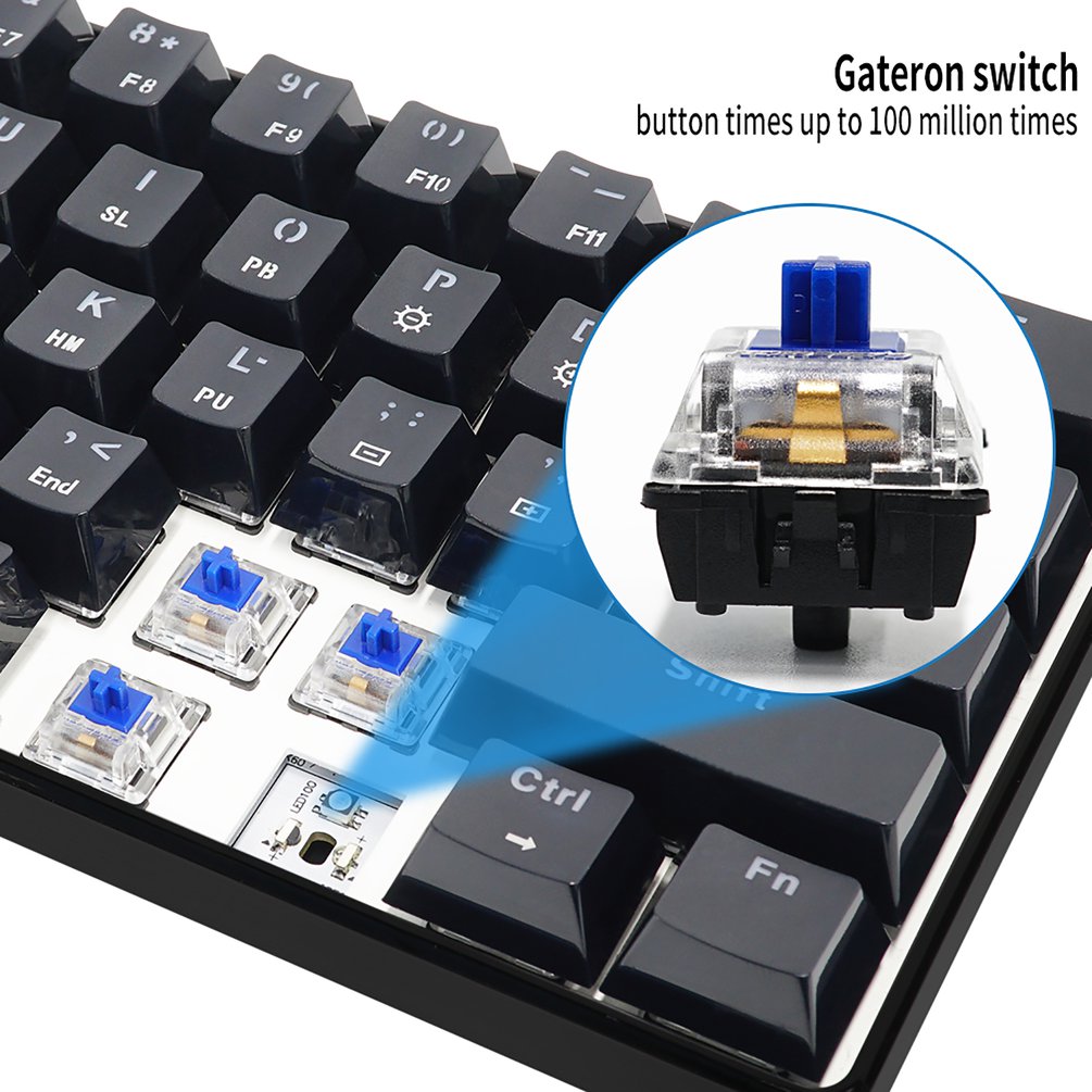 SKYLOONG GK61 Mini Portable 60 - Gaming Keyboard Mini Mechanical avis et prix