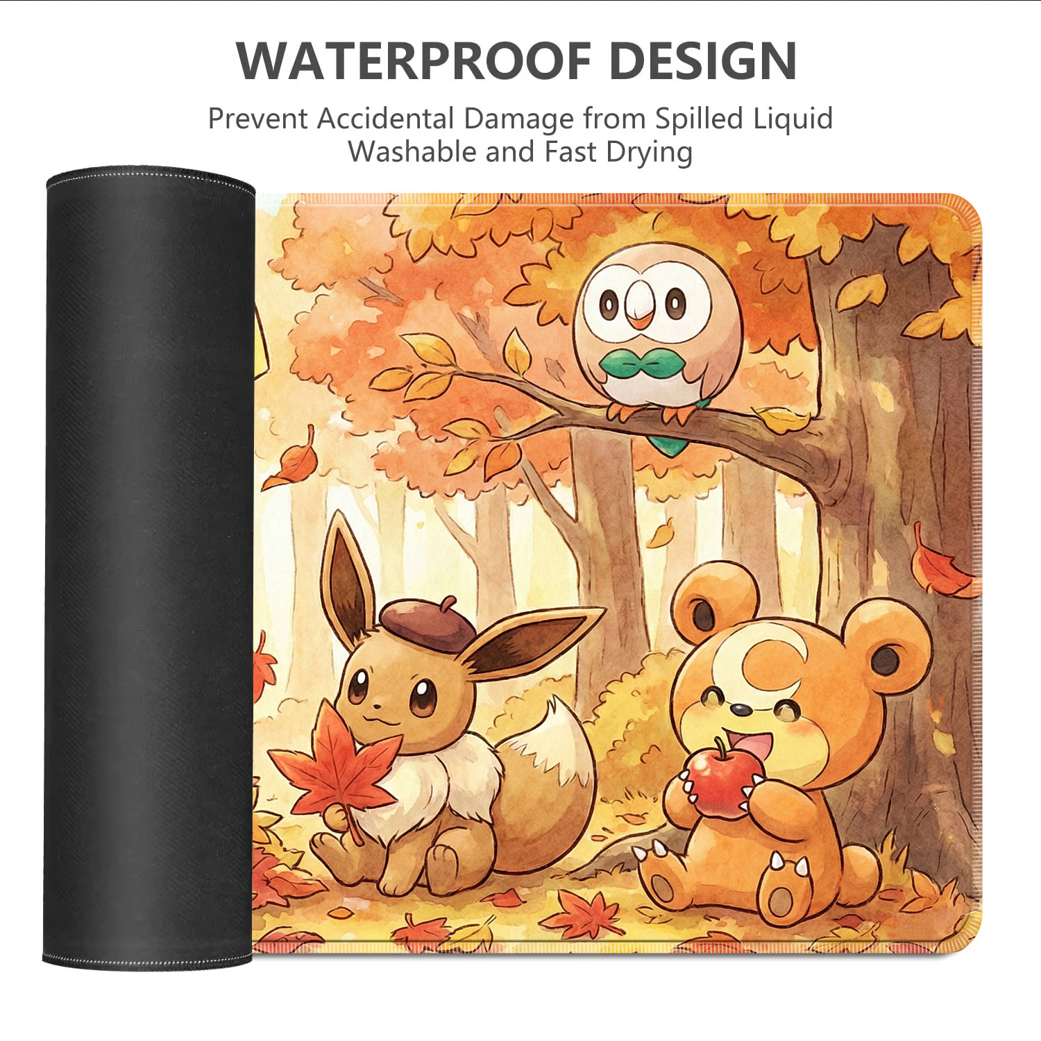 Kawaii Mouse Pad Gaming PC Acc - Gaming Keyboard Easy To Clean avis et prix