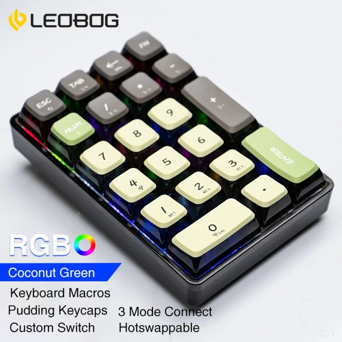 LEOBOG K21 Numpad Keyboard Wir - Gaming Keyboard Mechanical avis et prix